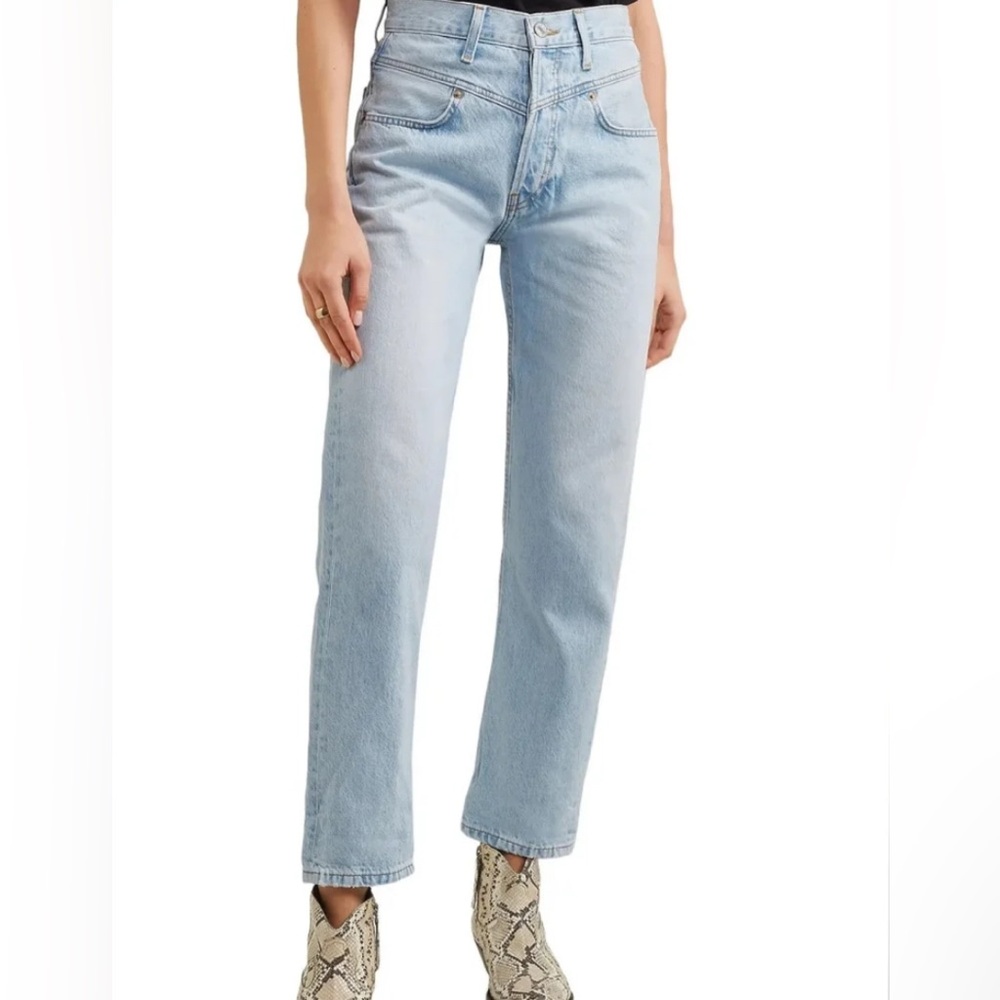 Re/Done Double Yoke Light Wash Jeans
